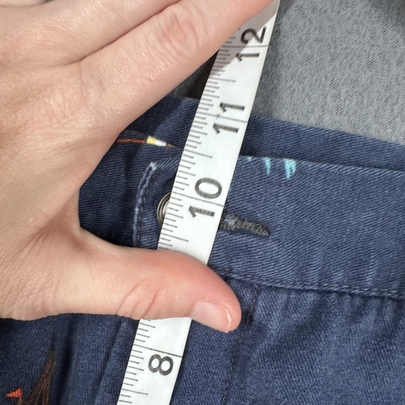 Polo Ralph Lauren Shorts Mens 36 Blue Nautical Sailboat Linen Blend 6" Classic - Picture 8 of 13